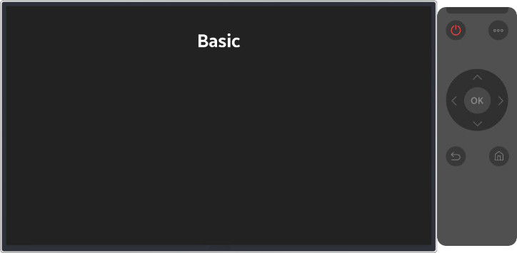 Application running in the emulator