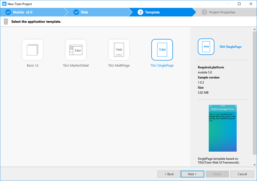 Creating a new project