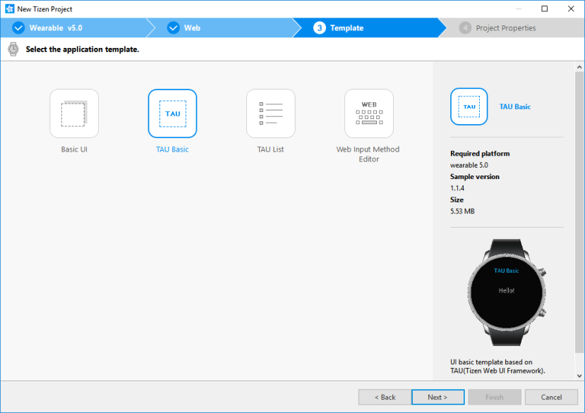 Creating a new project