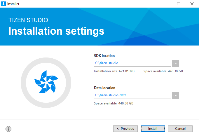 Set SDK and data location